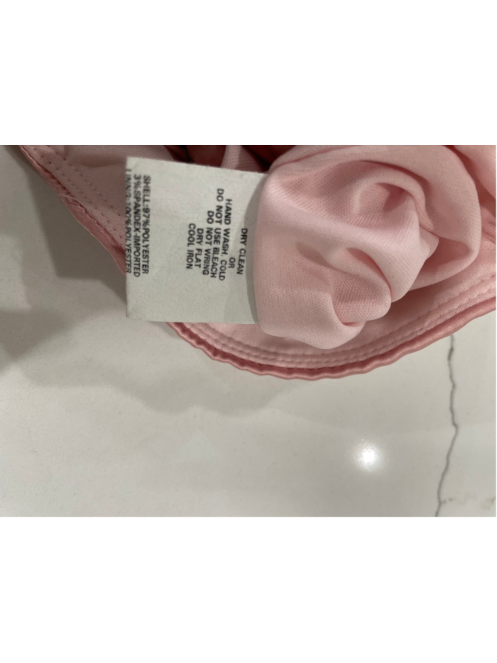 Vintage Jessica McClintock Satin Pink Strapless Ruched Ruffle Dress 4 Glam Party - Picture 6 of 6